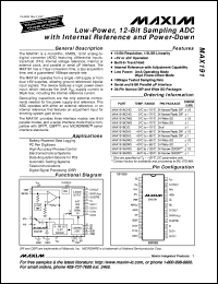 datasheet for MAX197BC/D by Maxim Integrated Producs