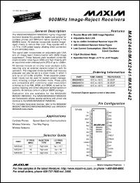 datasheet for MAX2473EUT-T by Maxim Integrated Producs