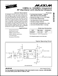 datasheet for MAX266BCPI by Maxim Integrated Producs