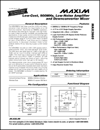 datasheet for MAX281C/D by Maxim Integrated Producs