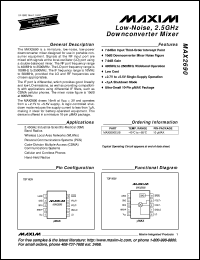 datasheet for MAX291MJA by Maxim Integrated Producs