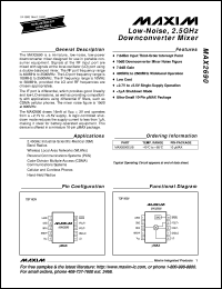 datasheet for MAX296EPA by Maxim Integrated Producs