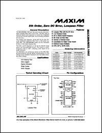 datasheet for MAX307C/D by Maxim Integrated Producs