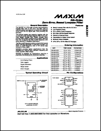 datasheet for MAX308CPE by Maxim Integrated Producs