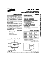 datasheet for MAX3080CPD by Maxim Integrated Producs