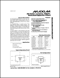datasheet for MAX3095CPE by Maxim Integrated Producs