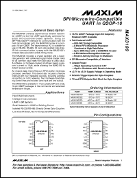 datasheet for MAX3140EEI by Maxim Integrated Producs