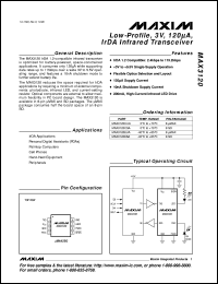 datasheet for MAX3180EEUK-T by Maxim Integrated Producs
