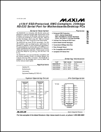 datasheet for MAX320CPA by Maxim Integrated Producs