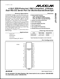 datasheet for MAX3212CWI by Maxim Integrated Producs