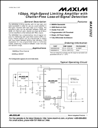 datasheet for MAX328CWE by Maxim Integrated Producs
