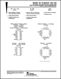 datasheet for SN74LS47N3 by Texas Instruments