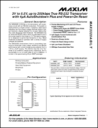 datasheet for MAX338MJE by Maxim Integrated Producs