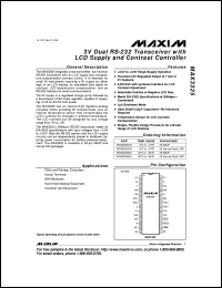 datasheet for MAX3385ECWN by Maxim Integrated Producs