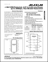 datasheet for MAX3483EPA by Maxim Integrated Producs