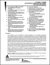 datasheet for TL16C550CIFN by Texas Instruments