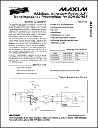 datasheet for MAX3675ECJ by Maxim Integrated Producs