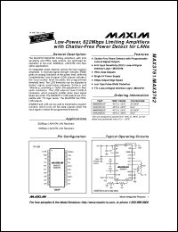 datasheet for MAX382EWN by Maxim Integrated Producs
