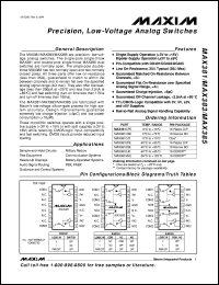 datasheet for MAX3875E/D by Maxim Integrated Producs
