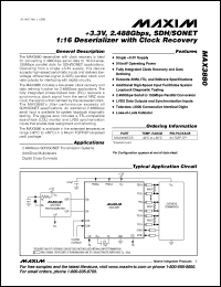 datasheet for MAX396CPI by Maxim Integrated Producs