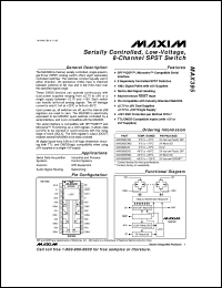 datasheet for MAX4040ESA by Maxim Integrated Producs
