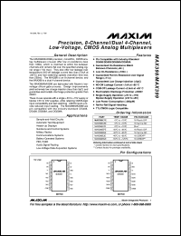 datasheet for MAX406ACPA by Maxim Integrated Producs