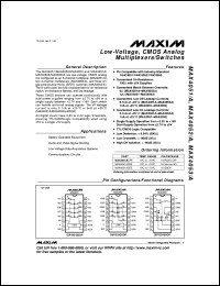 datasheet for MAX410CPA by Maxim Integrated Producs