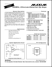 datasheet for MAX4135EWG by Maxim Integrated Producs