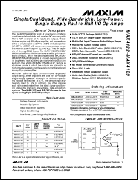 datasheet for MAX4142ESD by Maxim Integrated Producs