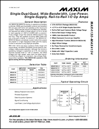 datasheet for MAX4144ESD by Maxim Integrated Producs