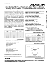 datasheet for MAX4180EUT-T by Maxim Integrated Producs