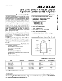 datasheet for MAX4194ESA by Maxim Integrated Producs