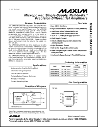 datasheet for MAX4223EUT-T by Maxim Integrated Producs
