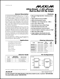 datasheet for MAX435C/D by Maxim Integrated Producs