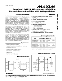 datasheet for MAX4426CPA by Maxim Integrated Producs
