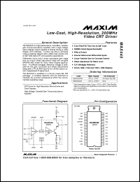 datasheet for MAX4503CPA by Maxim Integrated Producs