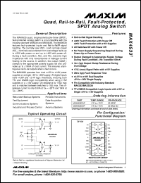 datasheet for MAX4545CPP by Maxim Integrated Producs