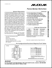 datasheet for MAX4571CEI by Maxim Integrated Producs