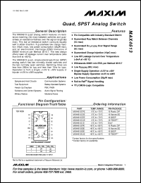 datasheet for MAX4626EUK-T by Maxim Integrated Producs