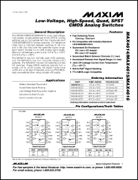 datasheet for MAX463CNG by Maxim Integrated Producs