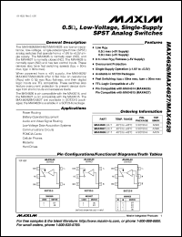 datasheet for MAX4667CSE by Maxim Integrated Producs