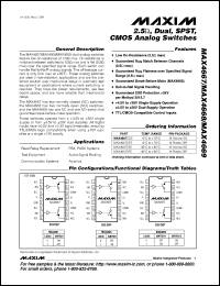 datasheet for MAX478ACPA by Maxim Integrated Producs