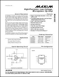 datasheet for MAX499CWG by Maxim Integrated Producs