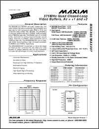 datasheet for MAX5012AEQI by Maxim Integrated Producs