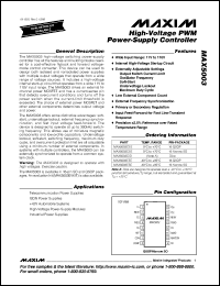 datasheet for MAX503CAG by Maxim Integrated Producs