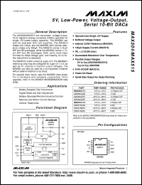 datasheet for MAX5102AEUE by Maxim Integrated Producs