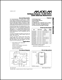 datasheet for MAX5104CEE by Maxim Integrated Producs
