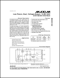 datasheet for MAX5132AEEE by Maxim Integrated Producs
