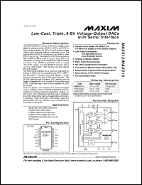 datasheet for MAX514ACNG by Maxim Integrated Producs