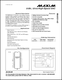 datasheet for MAX5158CEE by Maxim Integrated Producs